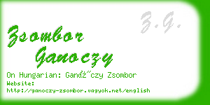 zsombor ganoczy business card
